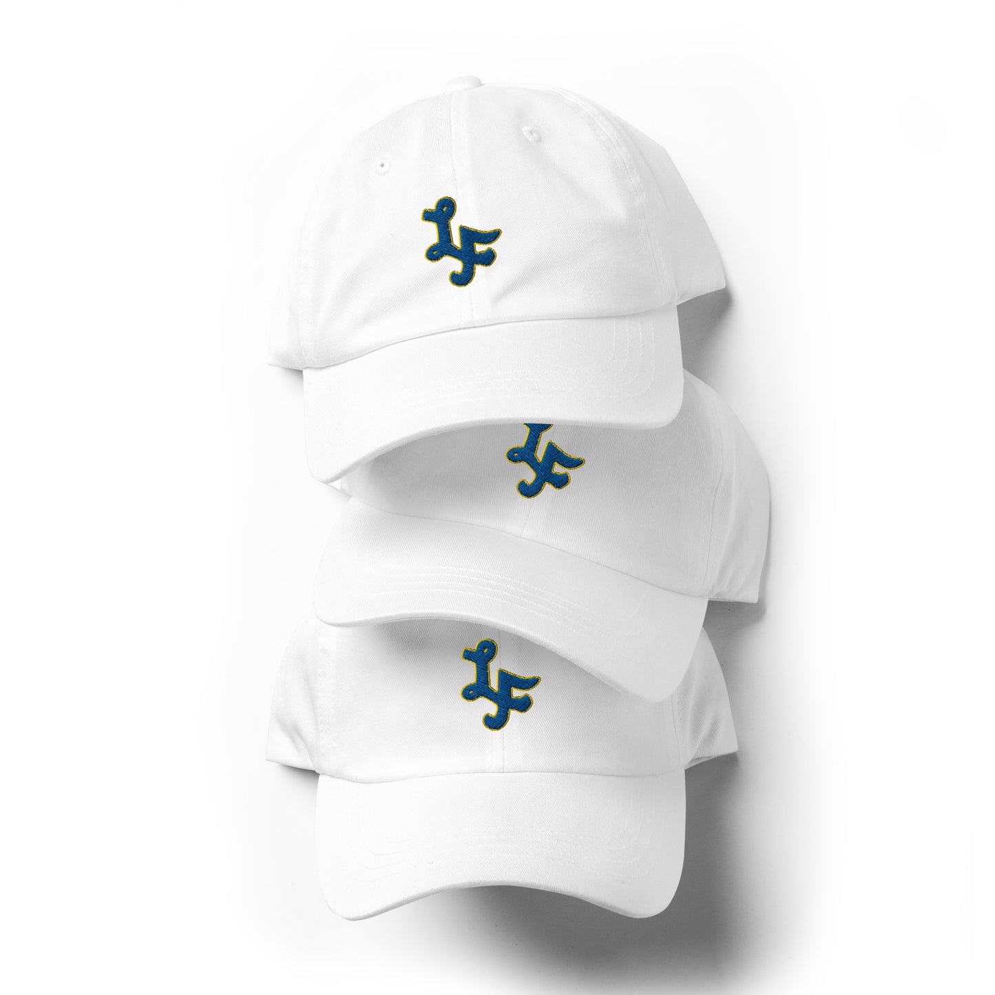 Lake Forest Retro Monogram White Hat