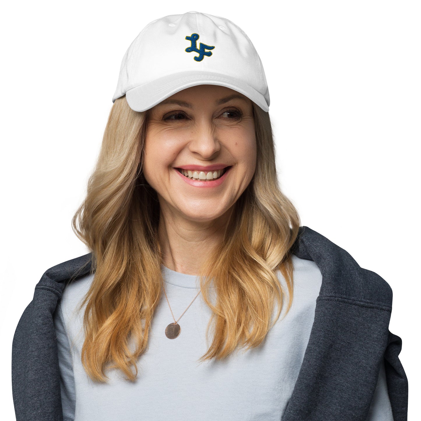 Lake Forest Retro Monogram White Hat