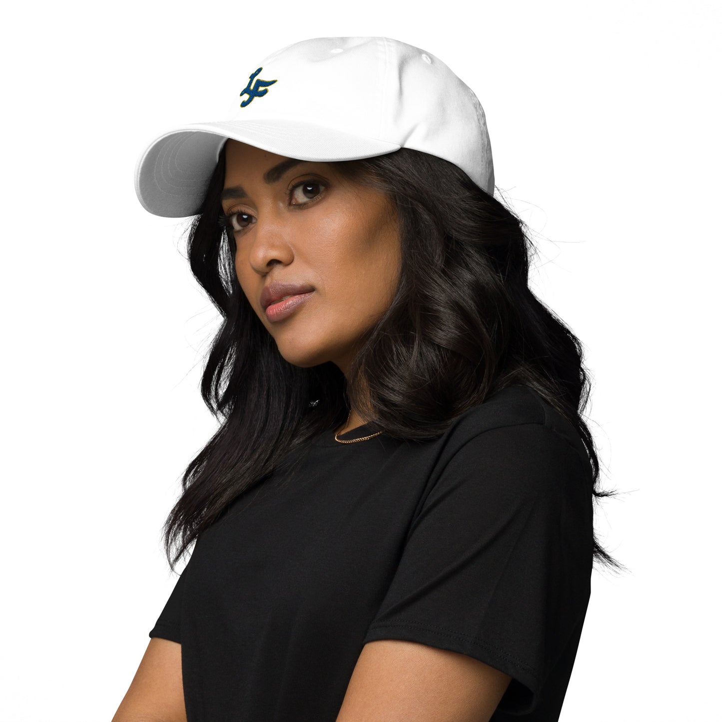 Lake Forest Retro Monogram White Hat