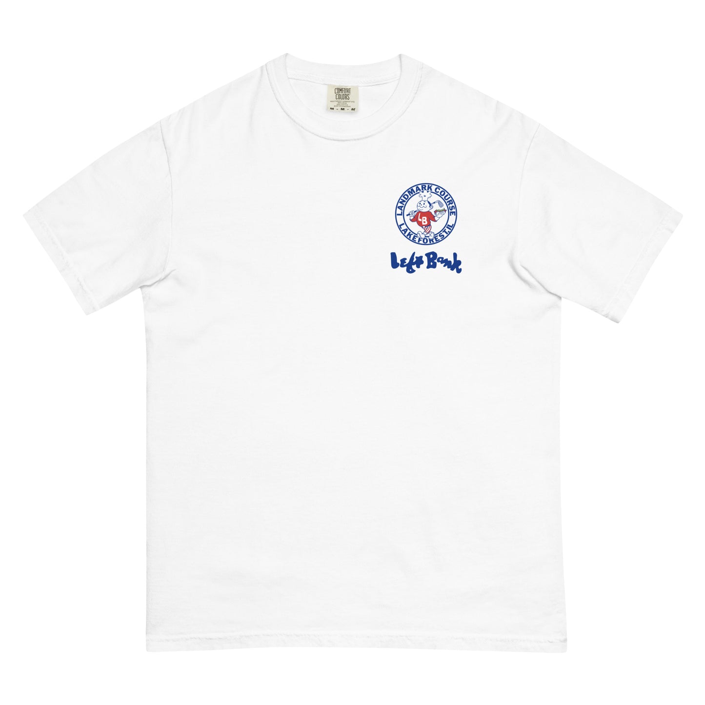 Left Bank Lake Forest Map Garment-Dyed T-Shirt