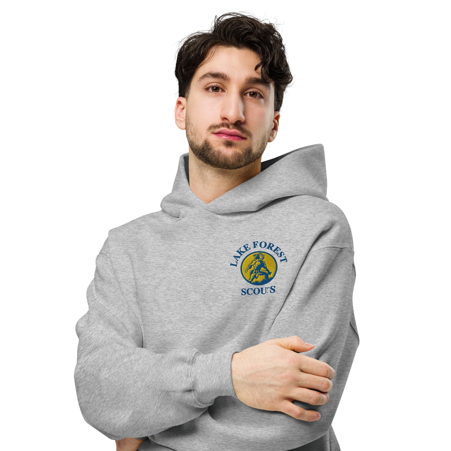 Lake Forest Scouts Vintage Mascot Logo Unisex oversized hoodie