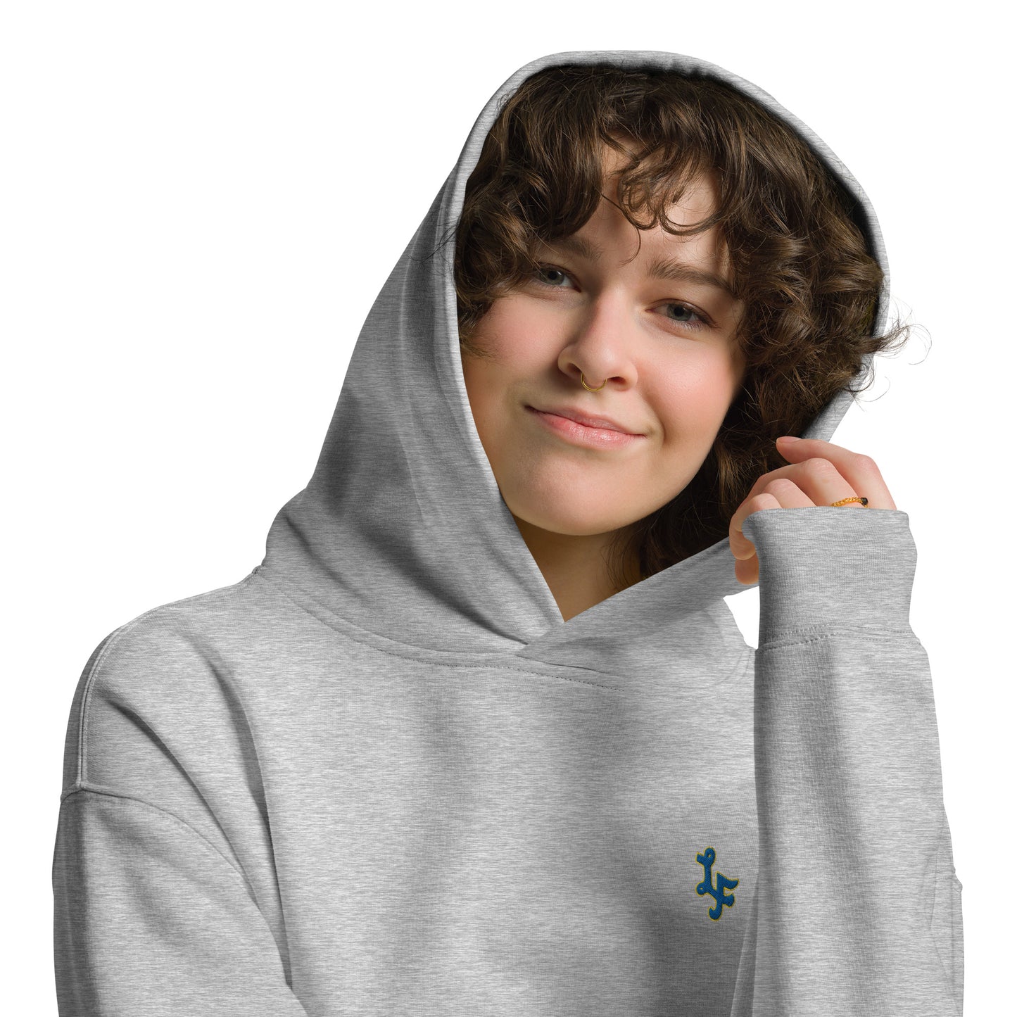 LF Retro Monogram Unisex Oversized Hoodie