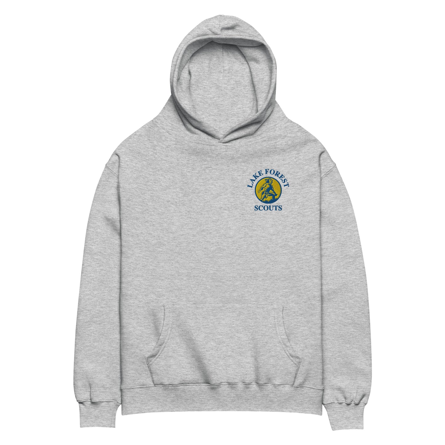 Lake Forest Scouts Vintage Mascot Logo Unisex oversized hoodie